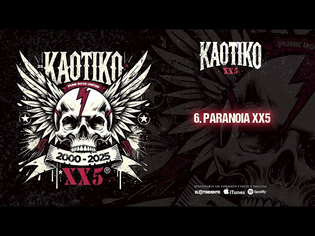 KAOTIKO "Paranoia XX5" (Audiosingle)