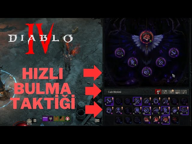 DIABLO 4 SEZON 7 BÜYÜCÜLÜK GÜÇLERİNİ NASIL HIZLI BULURSUN ??