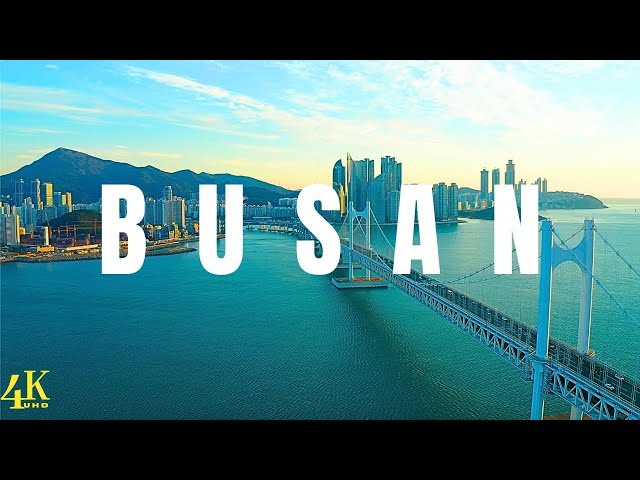 Busan ,South Korea 🇰🇷 4k ULTRA HD 60FPS  Drone Tour