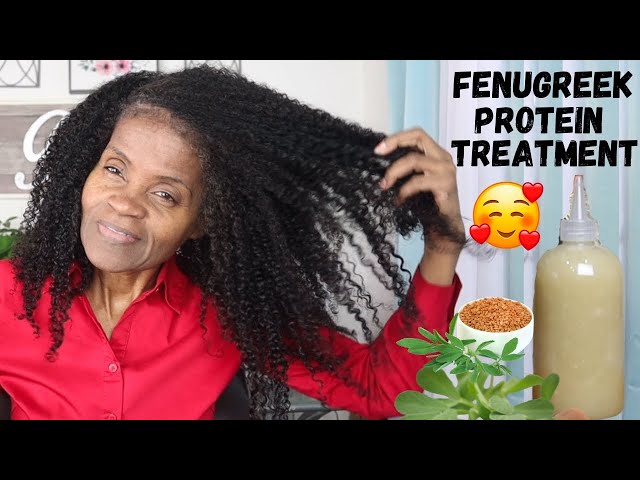 DIY NATURAL HAIR PROTEIN TREATMENT FOR STRONGER GROWING HAIR