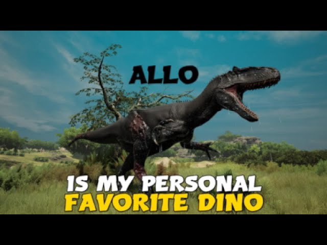 PATH OF TITANS ALLO IS MY PERSONAL FAVORITE DINO