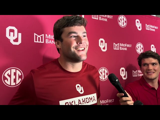 Oklahoma Football: TE Jake Roberts Houston postgame