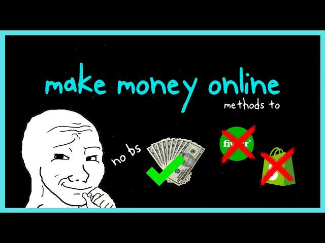 How To Actually Make Money Online No-BS Methods