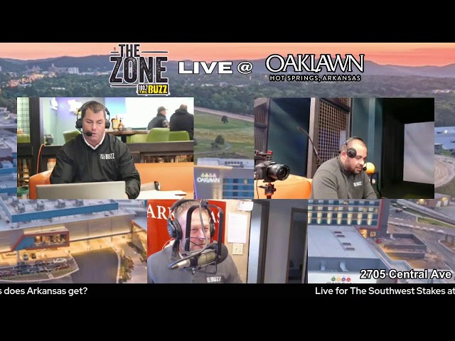 The Zone with Justin Acri and DJ Williams is LIVE from Oaklawn Hot Springs!