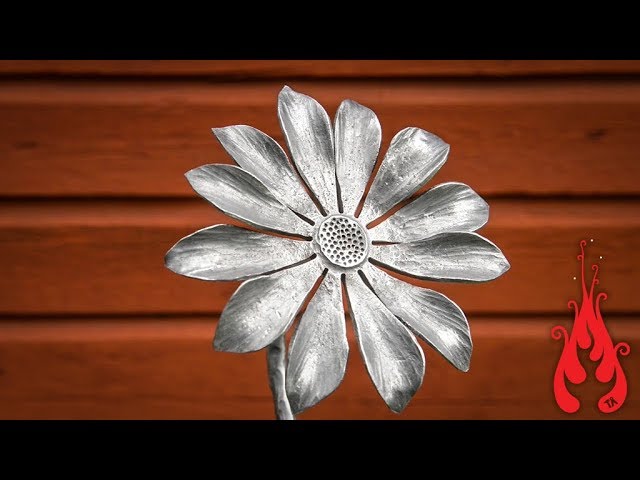 Blacksmithing - Forging a flower stake