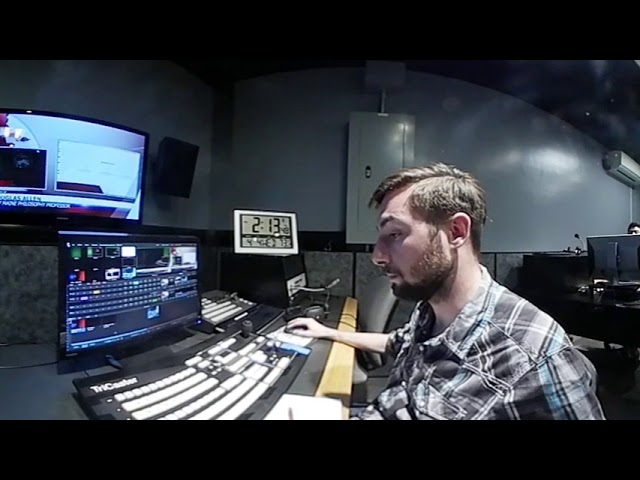 360 BTS of Fresno State Focus in News Control and News Studio