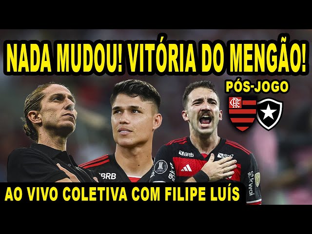 SUPER PÓS-JOGO AO VIVO: NADA MUDOU! FLAMENGO VENCE O BOTAFOGO DENTRO DO MARACANÃ!