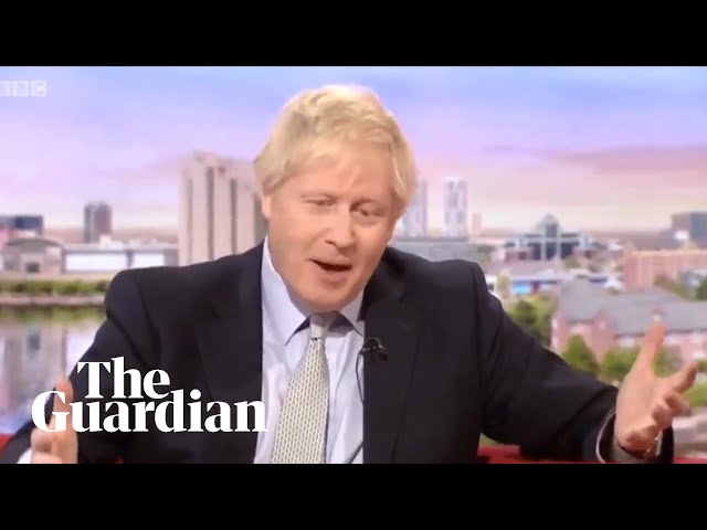 Boris Johnson struggles to say what makes him relatable to voters in BBC interview