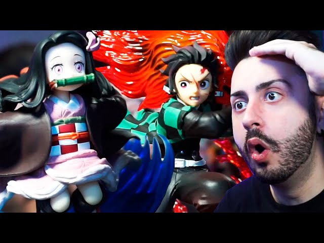 Unboxing de Figuras Anime por Wade Otaku - Figura Nezuko Kimetsu no Yaiba, Tanjiro Kimetsu no Yaiba