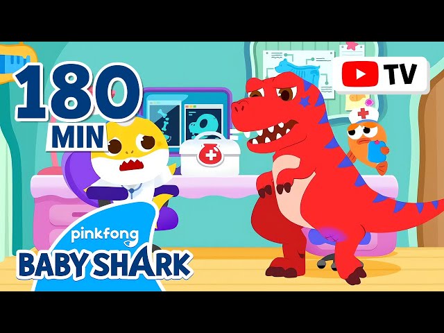 [BEST] Dinosaurs Visit the Doctor Baby Shark Hospital Episodes | +Complilation | Baby Shark Official