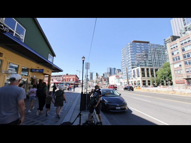 Seattle Waterfront Clip Series 3D VR 8k 180°  Ferries Pike Place Oculus Metaverse Virtual Realty