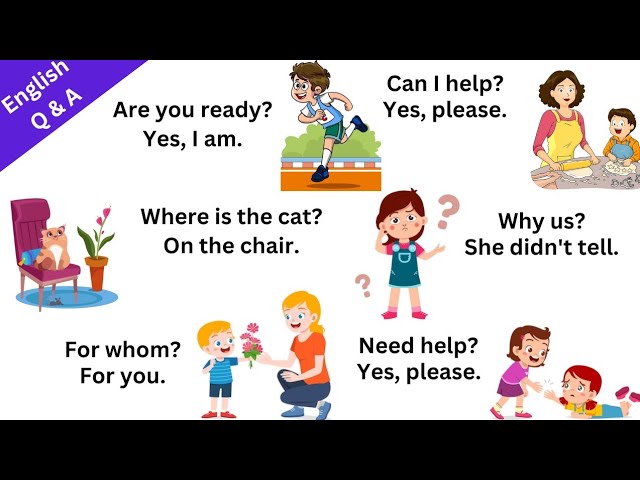 Daily Use English Question Answers | Fun Learning Question Answers