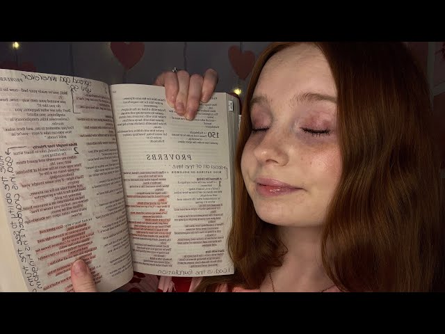 ASMR Quiet Time With God 🌷 | Reading The Book Of Proverbs