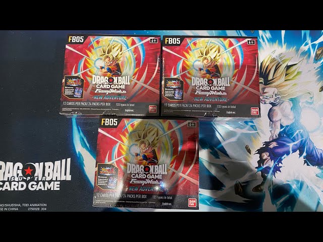 Dragon Ball Super Fusion World New Adventure FB05 Booster Box Opening