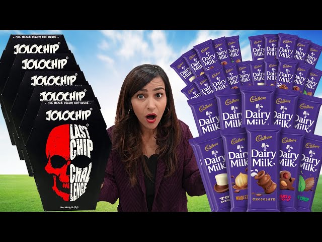 5 JOLOCHIP 🔥 VS 50 Dairy Milk Chocolates 🍫  || क्या होगा इनको मिक्स करने से