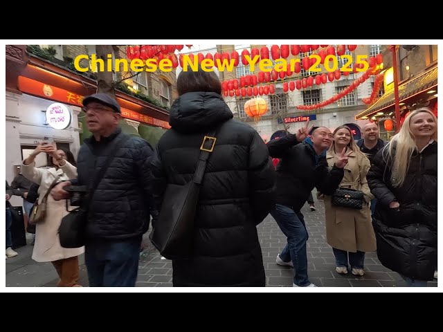 Chinese New Year 2025 Walking Tour in Chinatown London 🏮🎊 Festive Celebrations & Street Vibes!