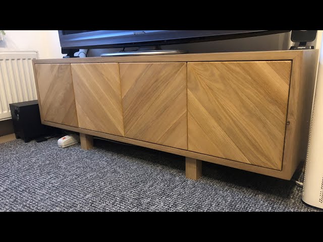 How I made a Fine Oak RTV Cabinet part 2/2