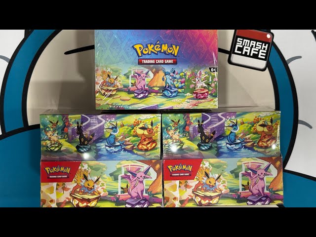 Pokémon Prismatic Evolution Mini Tin Display unboxing