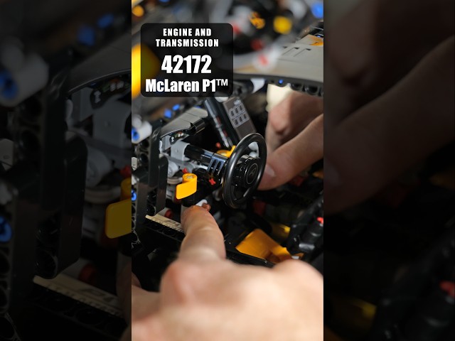 LEGO 42172 Engine and Transmission |  LEGO Technic McLaren P1 | 42172 Showcase | LEGO 2024 Supercar