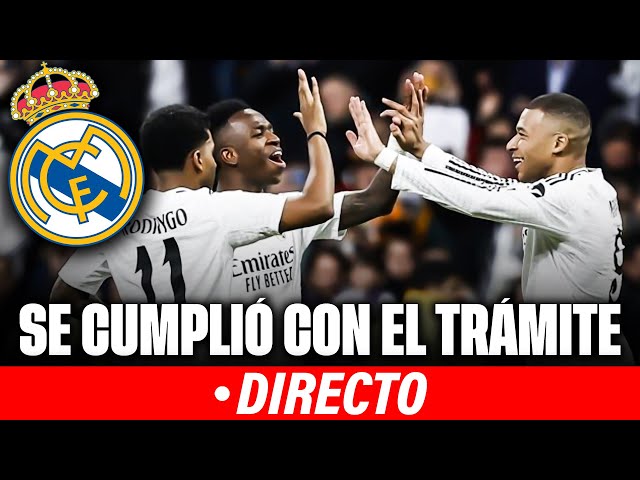 🔴 EL REAL MADRID CUMPLIÓ CON EL TRÁMITE EN CHAMPIONS LEAGUE | DIRECTO BARCELONA, ATLETI...