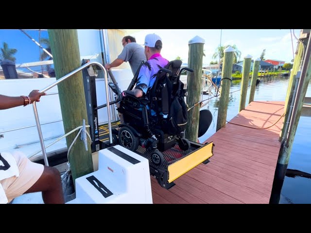 Exploring A Fully Wheelchair Accessible Yacht!