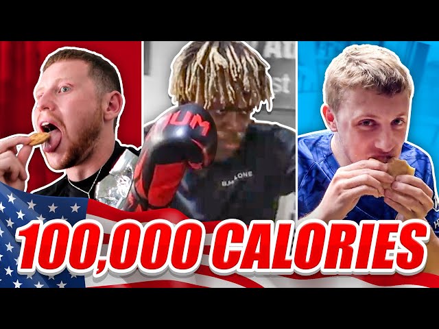 SIDEMEN 100,000 CALORIES IN 24 HOURS CHALLENGE (USA EDITION)