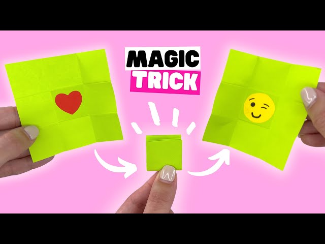 FUN origami MAGIC TRICK [DIY paper trick]