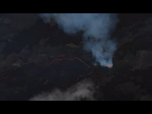 Eruption Piton de la Fournaise 15/04/2021