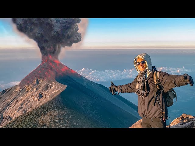 We climbed the MOST DANGEROUS volcano in Central America and it ERUPTED