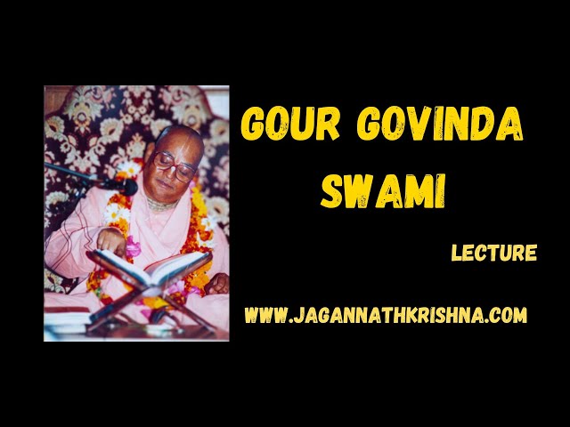 FOOLS ARE GOING OUT OF ISKCON - Sri Srimad Gour Govinda Swāmi Mahārāj