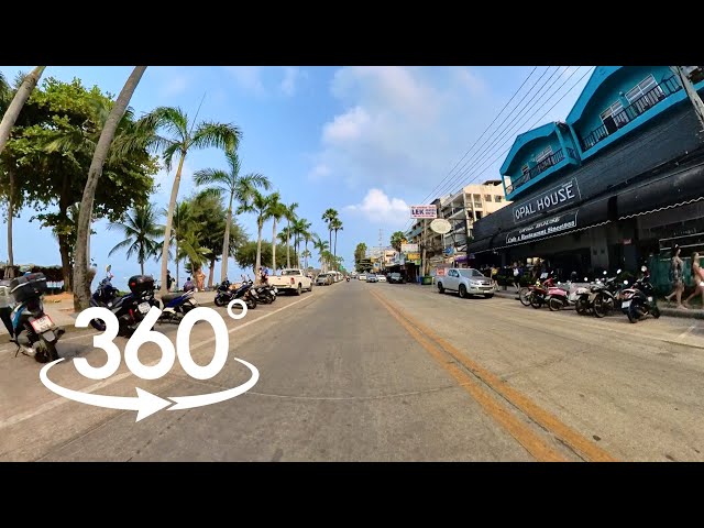 Escape to paradise with a 360 view of Jomtien Beach in Thailand #thailand #pattaya #jomtien #360