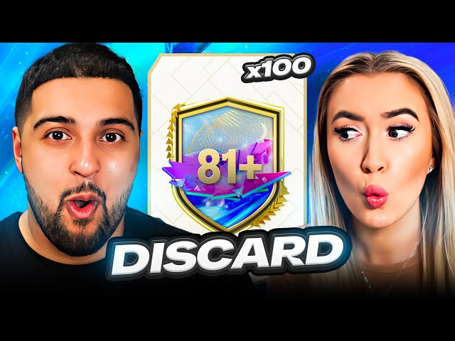 100 81+ Player Picks But The Loser DISCARDS!!! (Ft. @ShaunaGames )