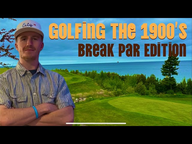 CAN I BREAK PAR WITH VINTAGE GOLF CLUBS??? (9 Holes Stroke Play!)