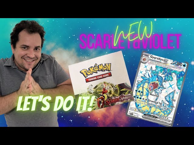 Pokemon Scarlet & Violet. Amazing  Cards. Just WoW. I pull the Gyarados EX. Check it out.