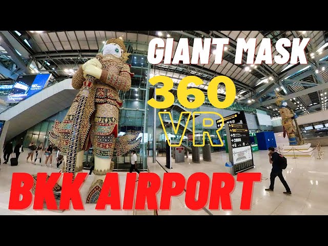 🌐 360VR 🇹🇭: BKK Suvarbabhumi Airport Departure now 360% more exciting than others!