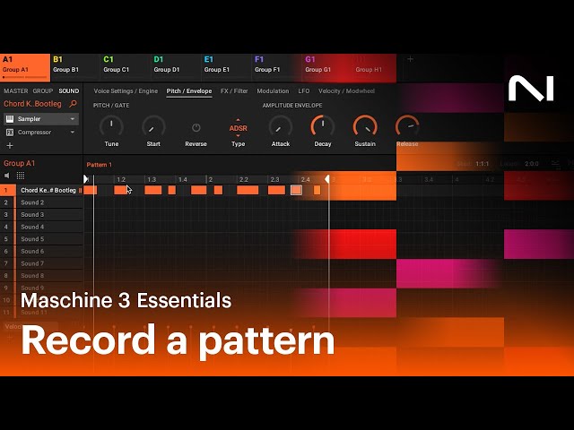 How to record a pattern in Maschine 3 software | Native Instruments