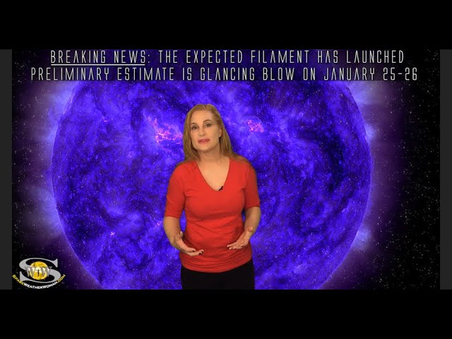 Big Back-to-Back Storms Head To Earth | Solar Storm Forecast 22 January 2024