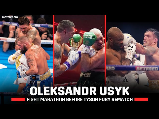 Oleksandr Usyk Fight Marathon Before Tyson Fury World Title Rematch