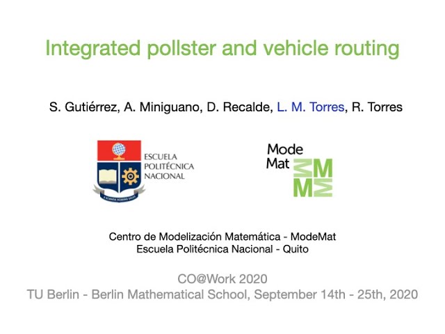 Luis M. Torres - Integrated Pollster and Vehicle Routing