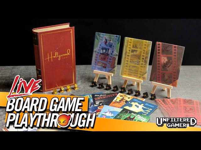 Hollywood 1947 - Board Game Playthrough