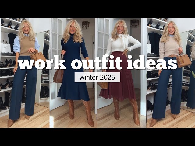 20 WORK OUTFIT IDEAS | Winter 2025 Edition | Layering Tips & Outfit Inspo