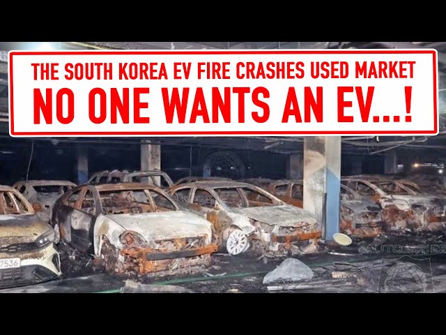 EV owners SCRAMBLE TO SELL after South Korea fire. No one wants used EVs!