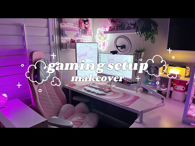 🪻 a cozy gaming setup makeover