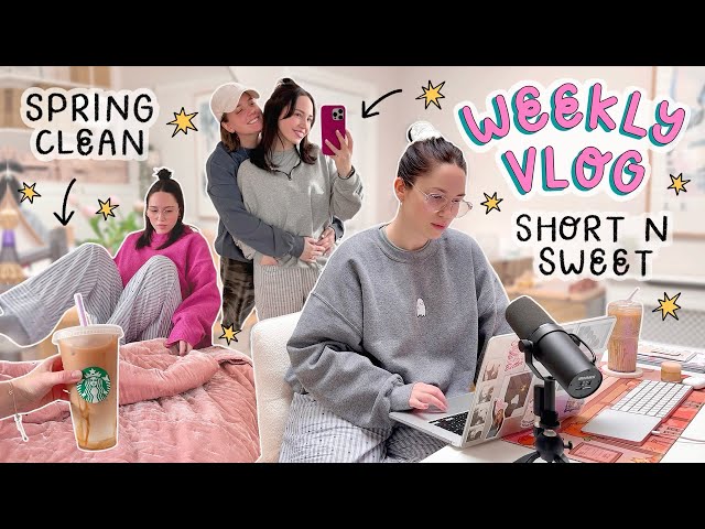 WEEKLY VLOG 24 ✨ Spring cleaning, new homeware! A short n sweet vlog 💕