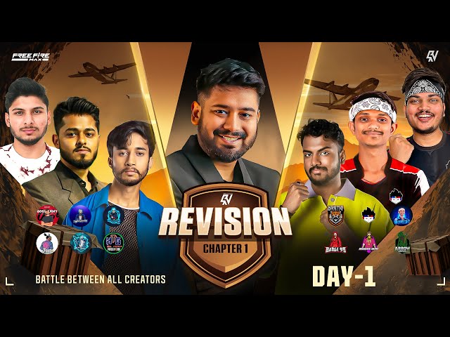 Creators Tournament | Revision Chapter 1 #freefire #freefirelive #rockyrdxlive