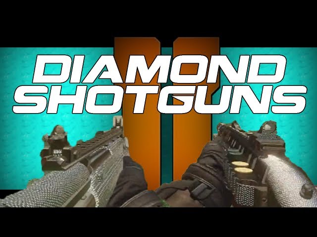 Black Ops 2 DIAMOND CAMO Shotguns - Diamond Shotgun Camos Black Ops 2