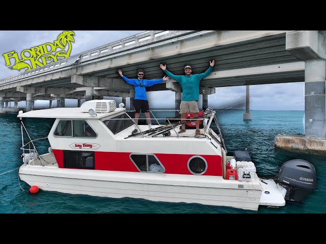 3 Days Houseboat Camping In The Florida Keys! (shark catch n cook)