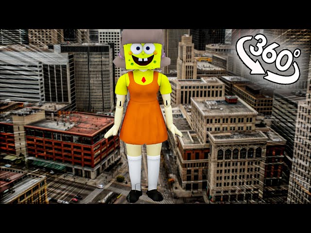 360º SpongeBob takes over the Squid Game?! This is terrifying!