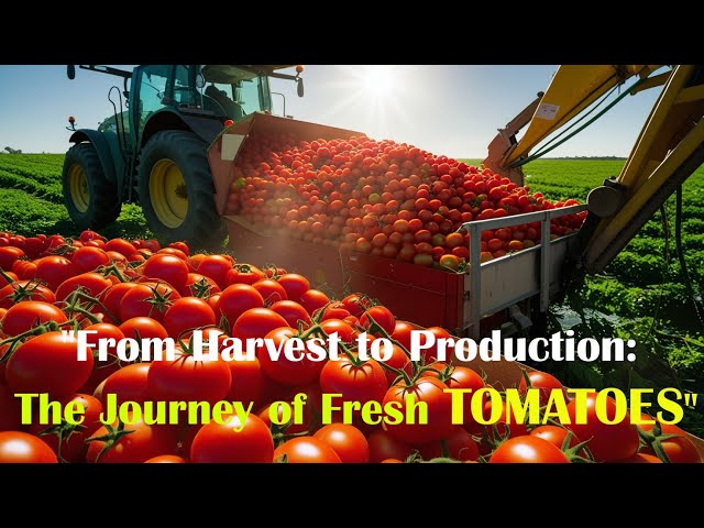 Machine Harvesting: The Journey of 27 Billion Pounds of Tomatoes into Ketchup | Farming Documentary