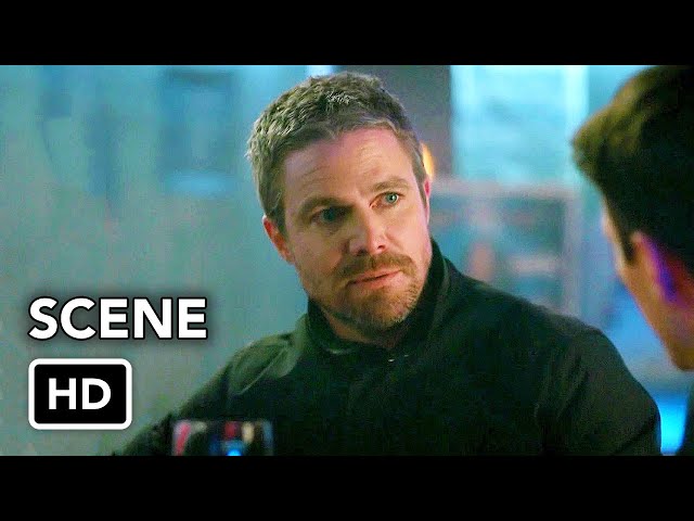 The Flash 9x09 "Oliver and Barry's Farewell" Scene (HD) ft. Stephen Amell